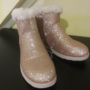Cat & Jack Girls' Boot Rose Gold 3
